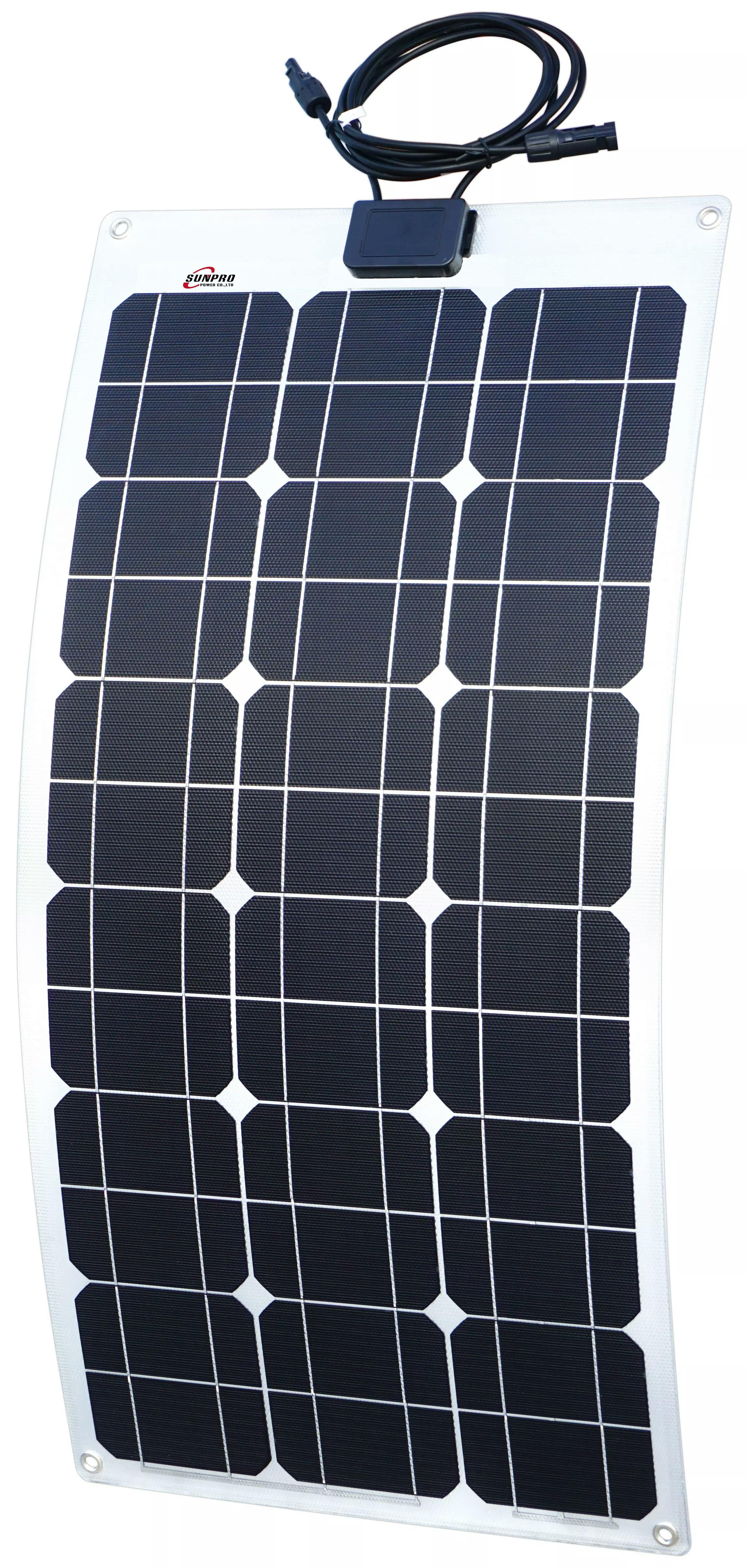 EnergyPal Sunpro Power  Solar Panels SEMI-FLEXIBLE SOLAR PANEL SPSF-120W