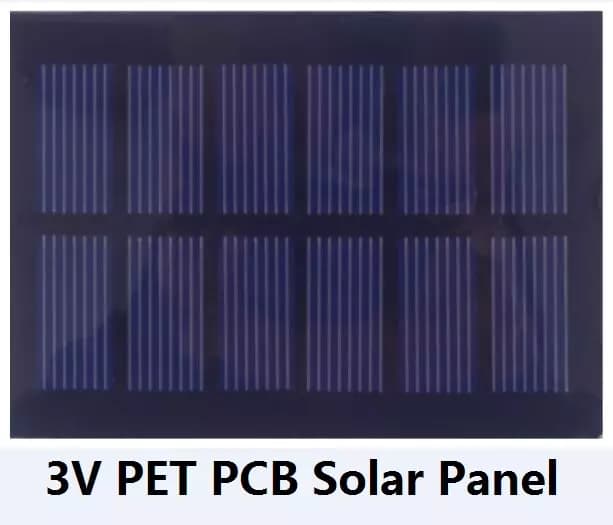EnergyPal WSL Solar Solar Panels 0.5W 3V PET PCB solar panel 0.5W 3V PET PCB solar panel