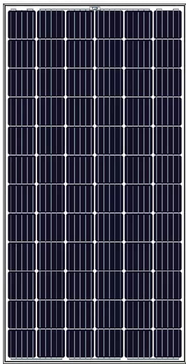 EnergyPal TTN Electric Solar Panels TTN-165-185W-M72 TTN-M185W-72